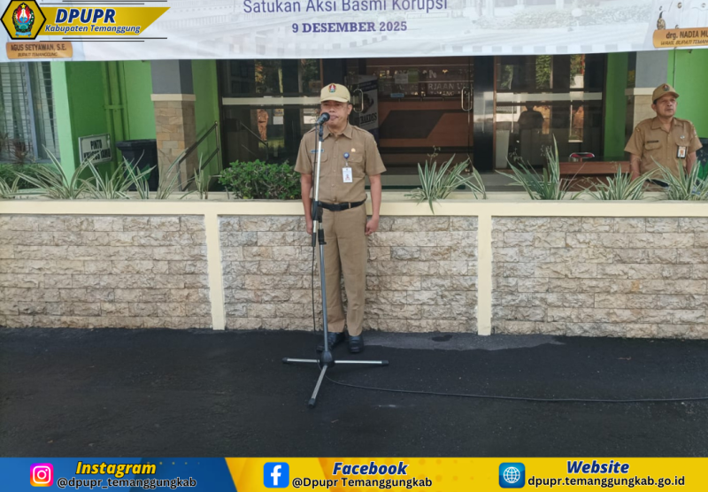 Apel Pagi Karyawan Karyawati DPUPR Kabupaten Temanggung