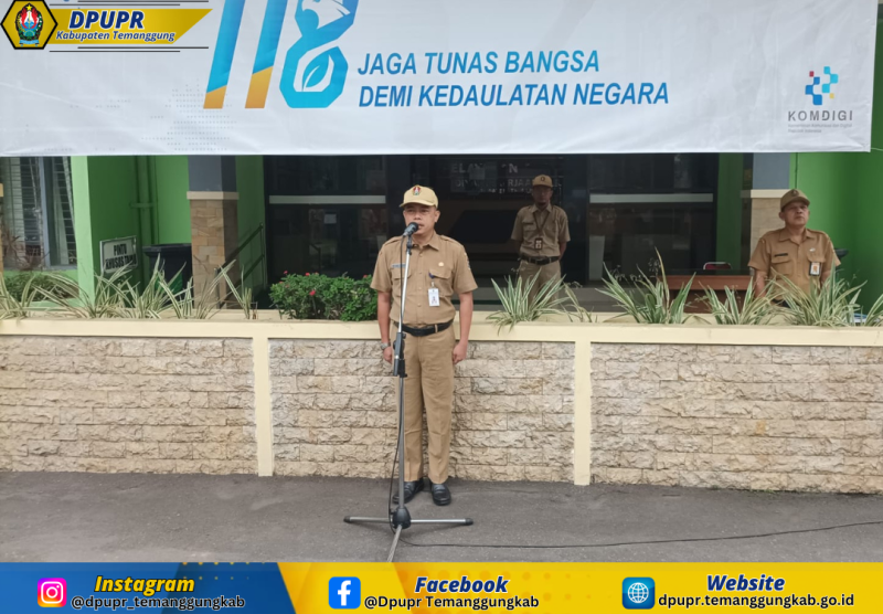Apel Pagi Karyawan Karyawati DPUPR Kabupaten Temanggung