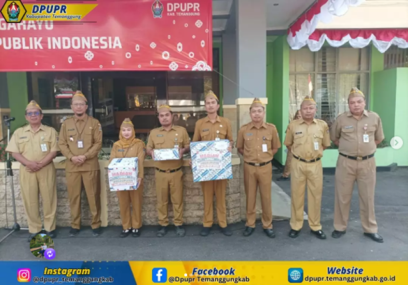 Apel Pagi dan Penyerahan Hadiah Juara Lomba Video Liputan Jalan Sehat DPUPR