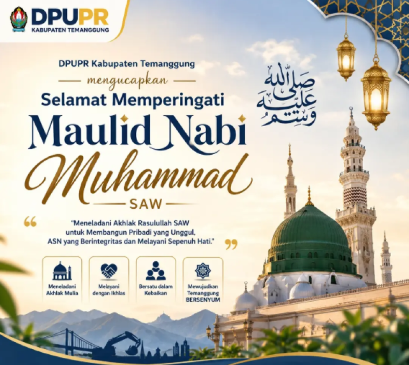 SELAMAT MEMPERINGATI MAULID NABI MUHAMMAD SAW